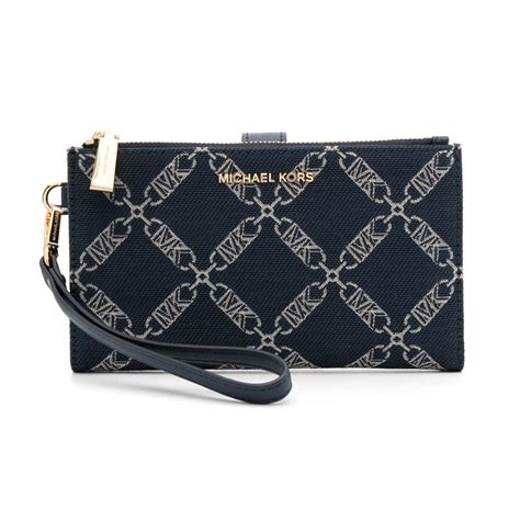 michael kors jet set dblzp wristlet
